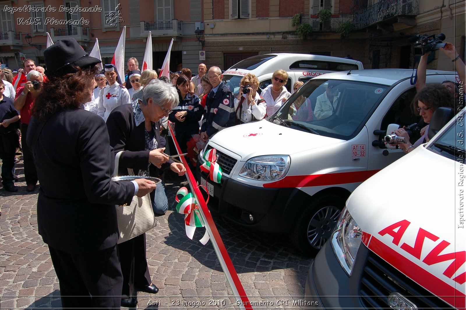 Asti - 23 maggio 2010 - Giuramento Solenne Corpo Militare della CRI  -  Croce Rossa Italiana - Ispettorato Regionale Volontari del Soccorso Piemonte