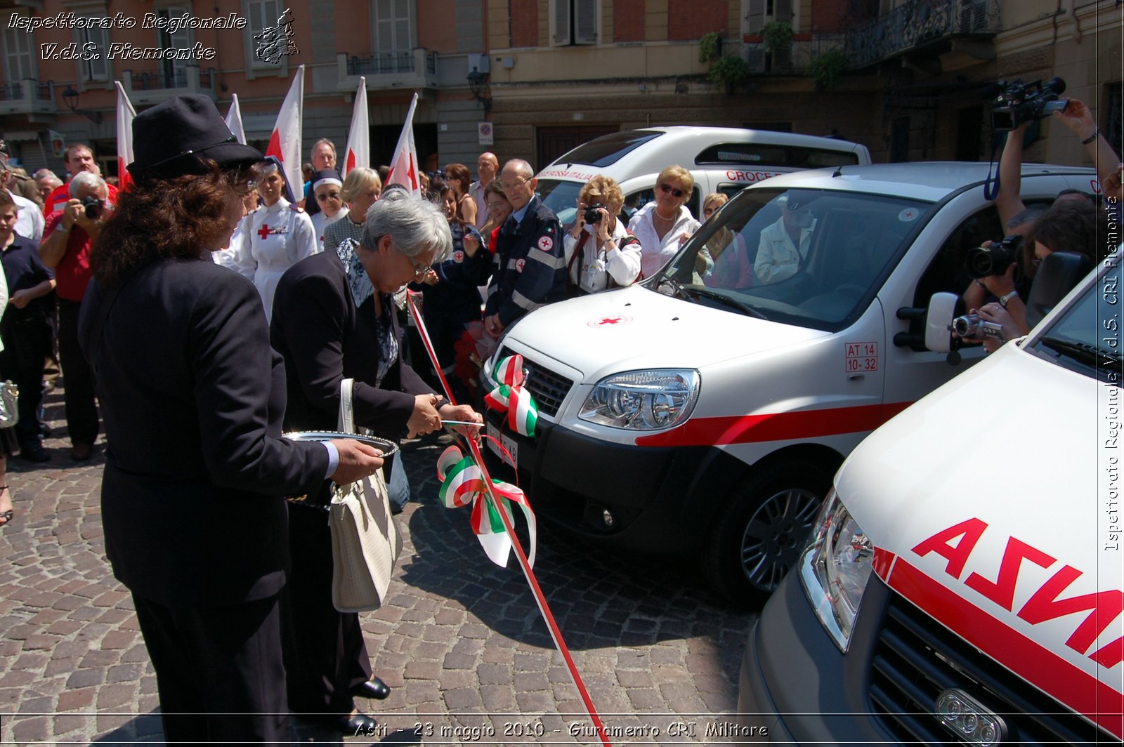 Asti - 23 maggio 2010 - Giuramento Solenne Corpo Militare della CRI  -  Croce Rossa Italiana - Ispettorato Regionale Volontari del Soccorso Piemonte