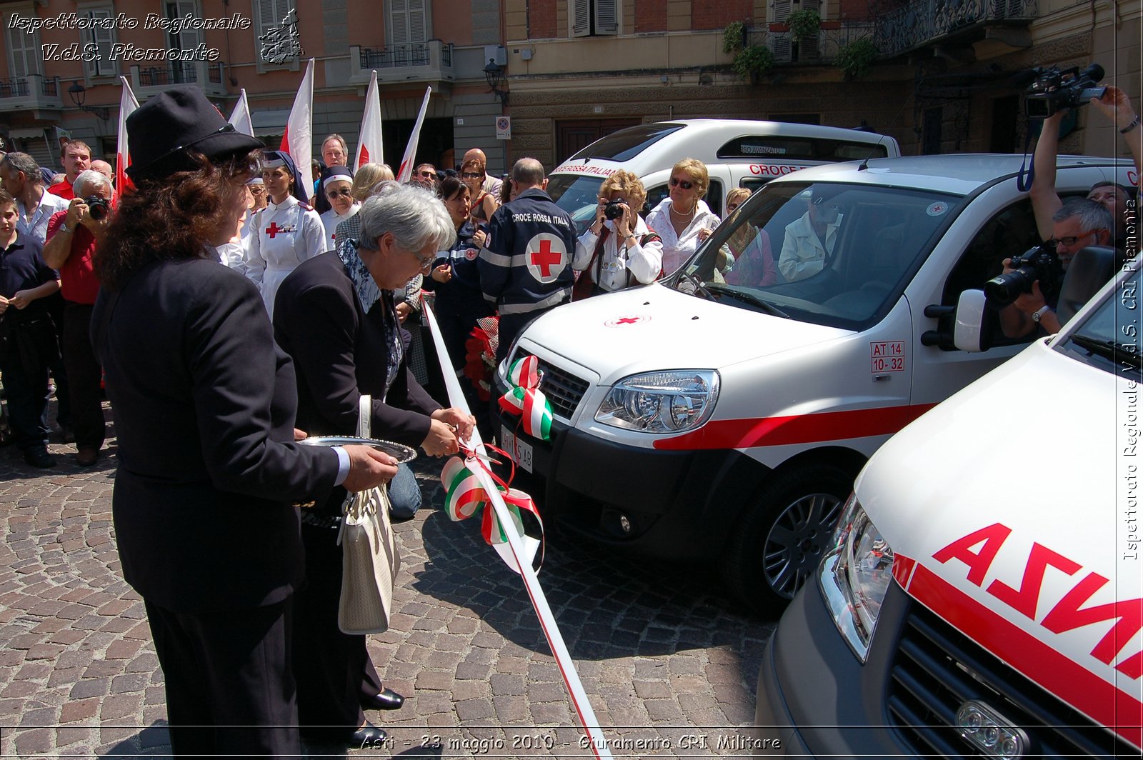 Asti - 23 maggio 2010 - Giuramento Solenne Corpo Militare della CRI  -  Croce Rossa Italiana - Ispettorato Regionale Volontari del Soccorso Piemonte