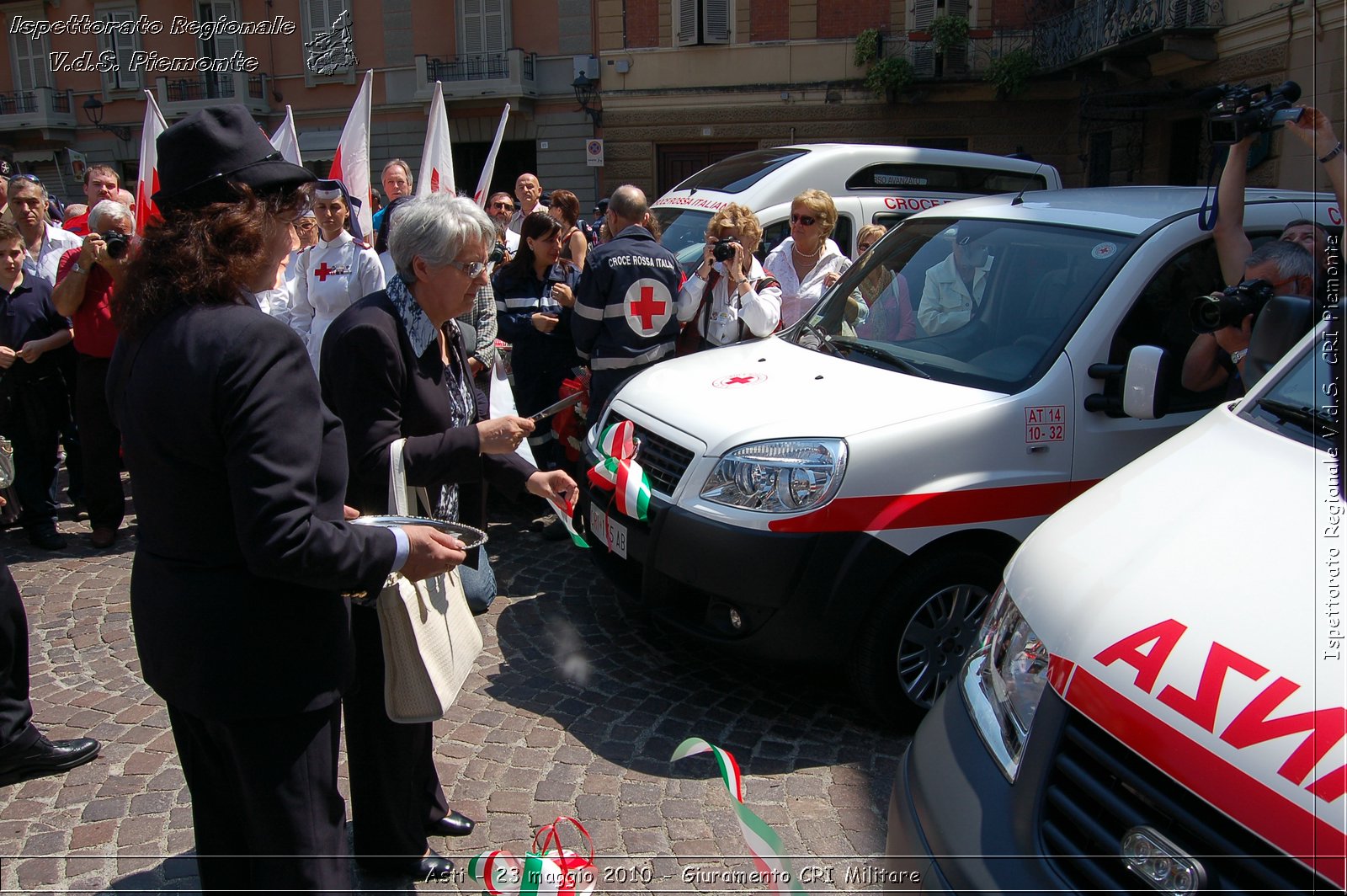 Asti - 23 maggio 2010 - Giuramento Solenne Corpo Militare della CRI  -  Croce Rossa Italiana - Ispettorato Regionale Volontari del Soccorso Piemonte