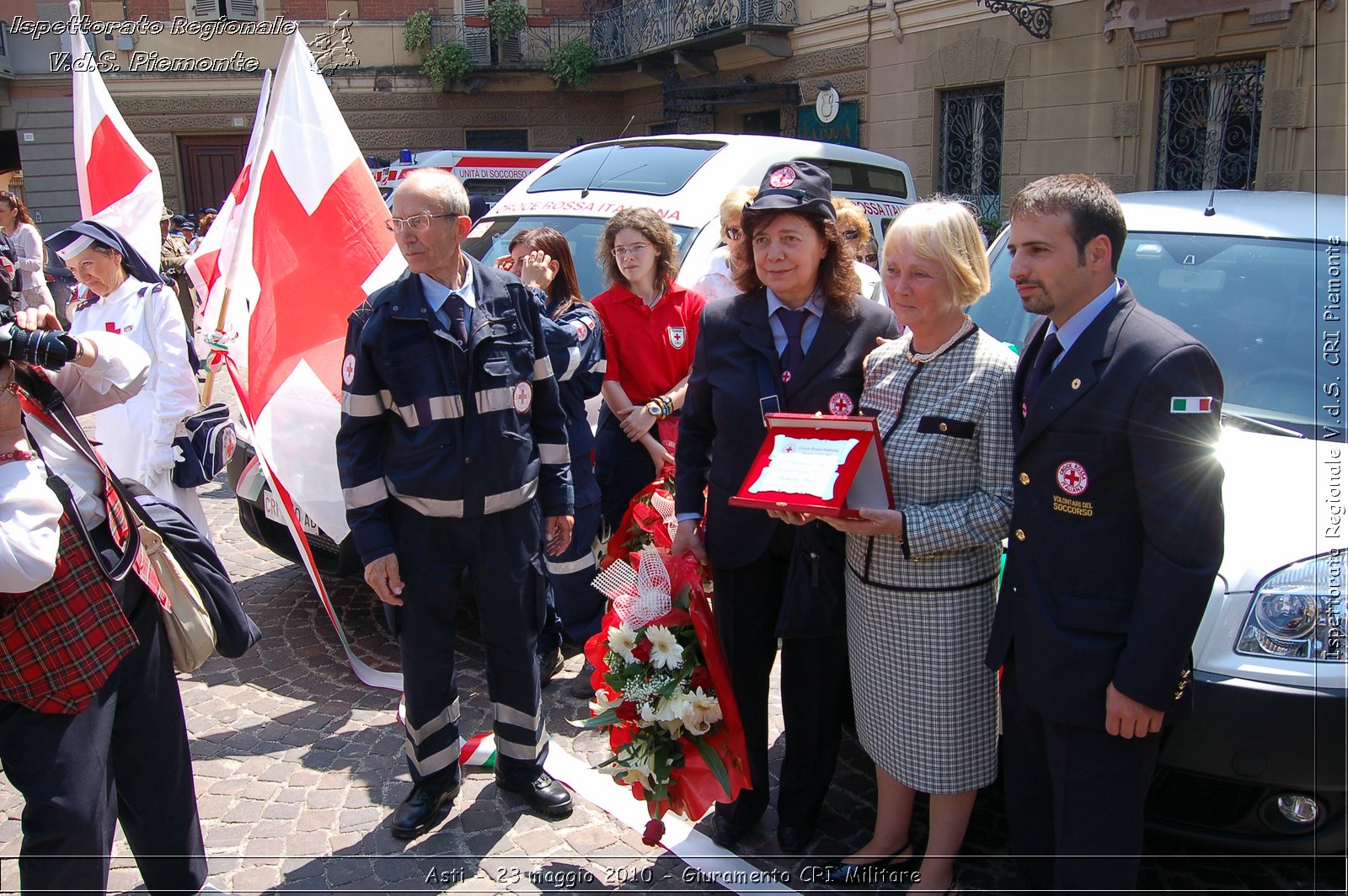 Asti - 23 maggio 2010 - Giuramento Solenne Corpo Militare della CRI  -  Croce Rossa Italiana - Ispettorato Regionale Volontari del Soccorso Piemonte