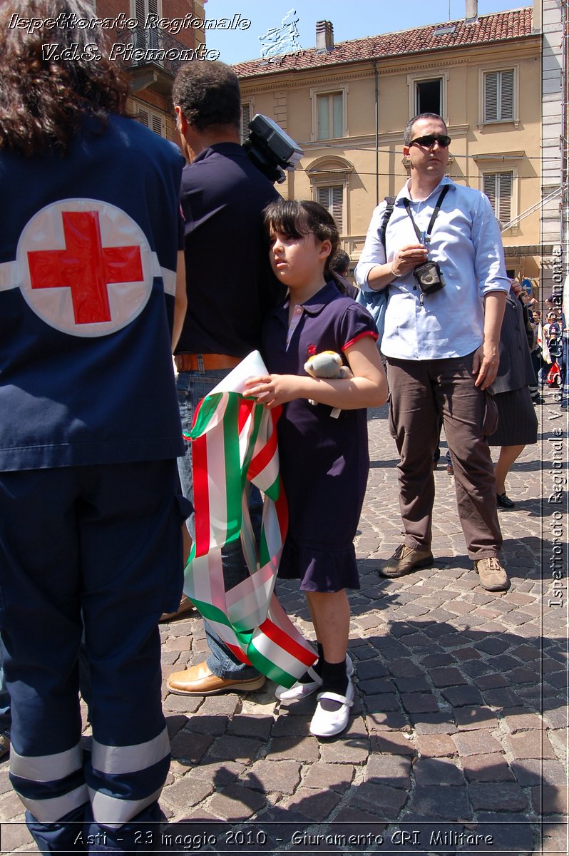 Asti - 23 maggio 2010 - Giuramento Solenne Corpo Militare della CRI  -  Croce Rossa Italiana - Ispettorato Regionale Volontari del Soccorso Piemonte