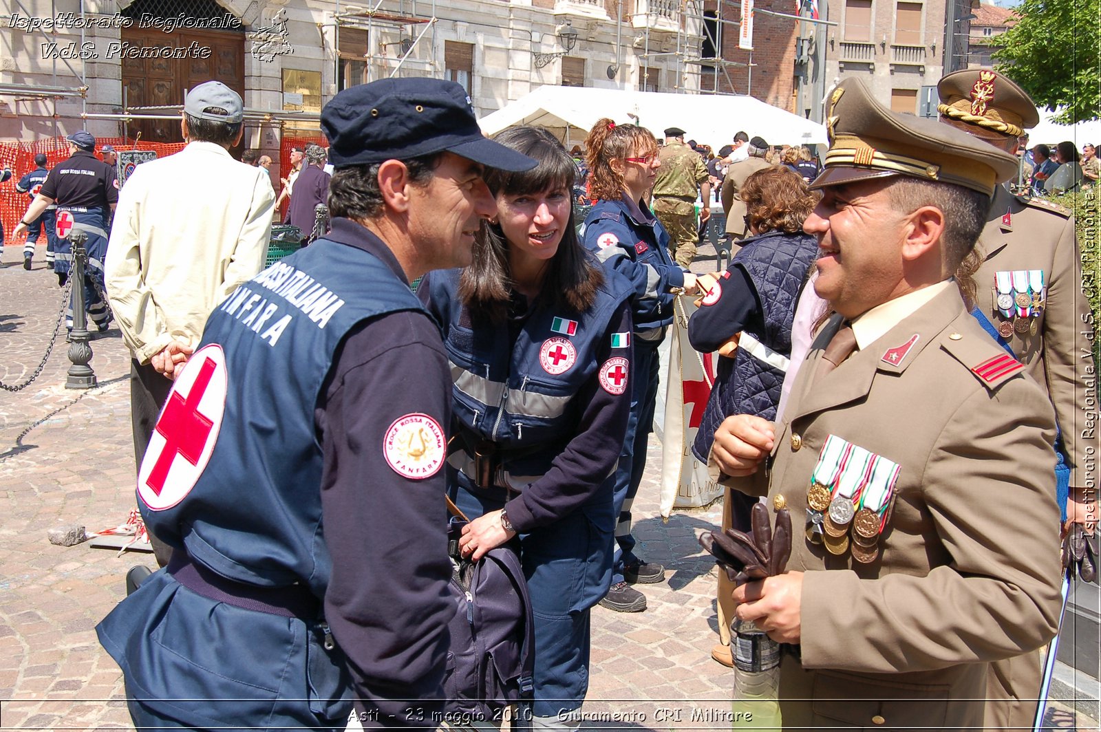 Asti - 23 maggio 2010 - Giuramento Solenne Corpo Militare della CRI  -  Croce Rossa Italiana - Ispettorato Regionale Volontari del Soccorso Piemonte