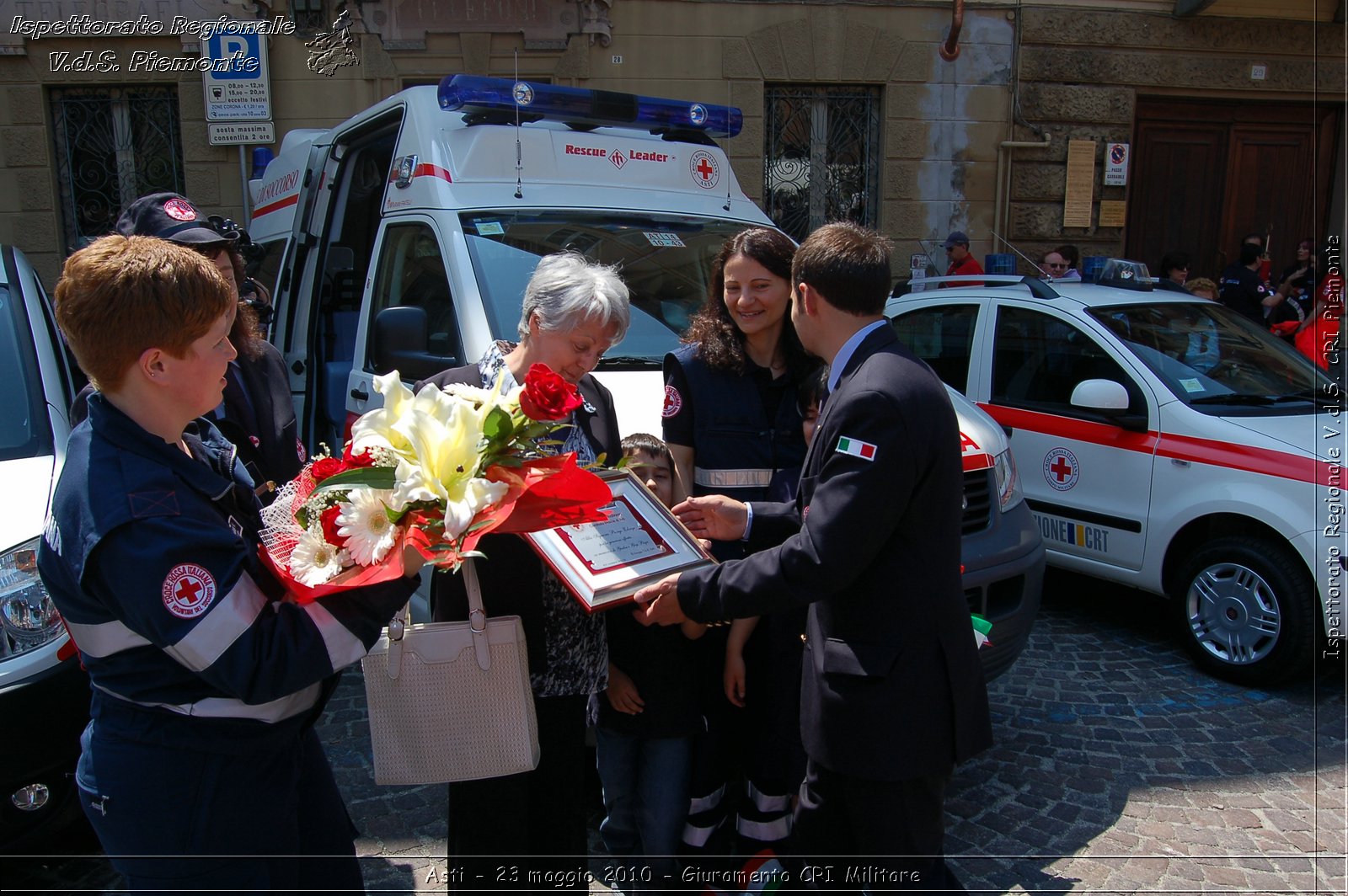 Asti - 23 maggio 2010 - Giuramento Solenne Corpo Militare della CRI  -  Croce Rossa Italiana - Ispettorato Regionale Volontari del Soccorso Piemonte