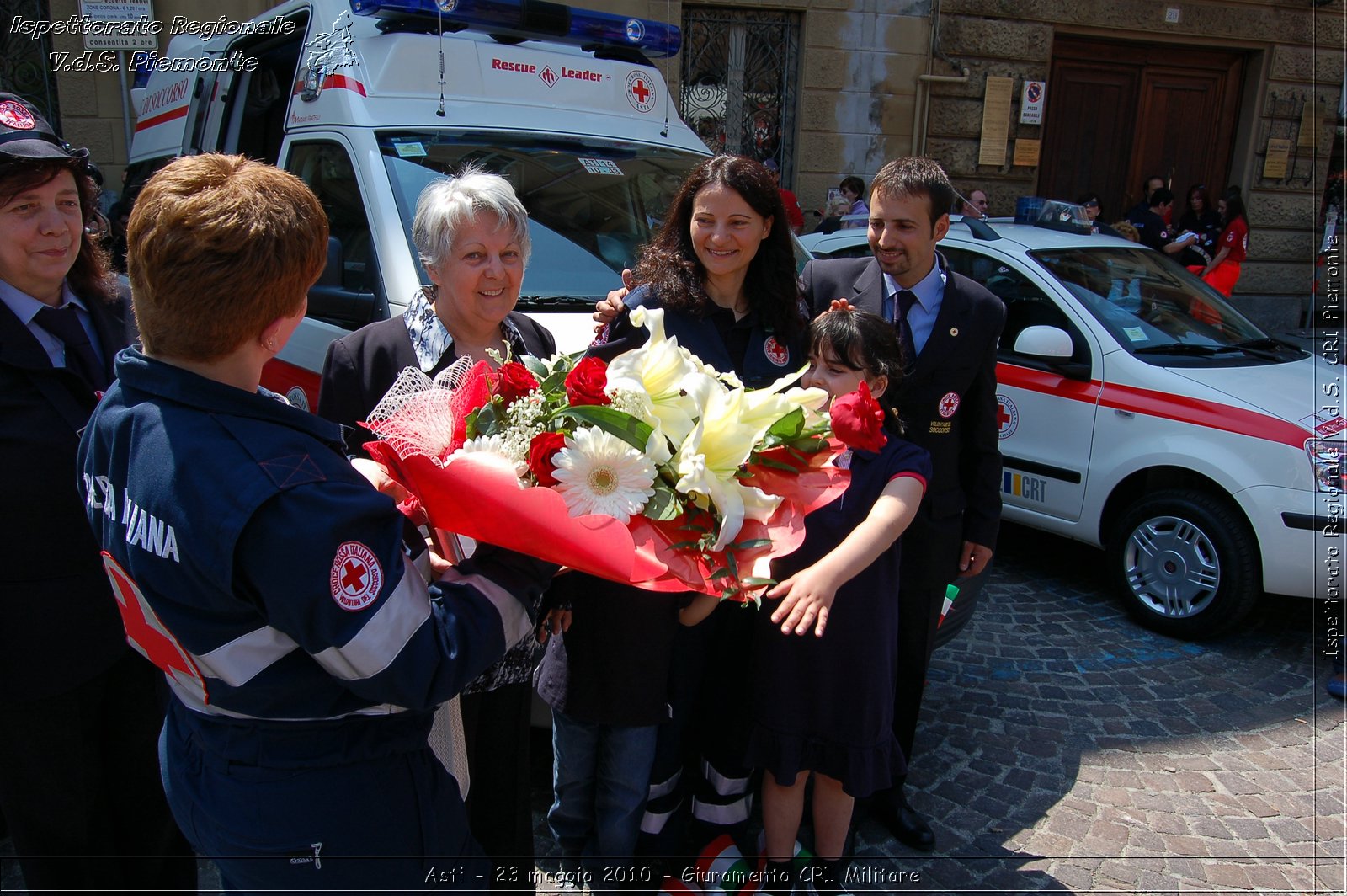 Asti - 23 maggio 2010 - Giuramento Solenne Corpo Militare della CRI  -  Croce Rossa Italiana - Ispettorato Regionale Volontari del Soccorso Piemonte