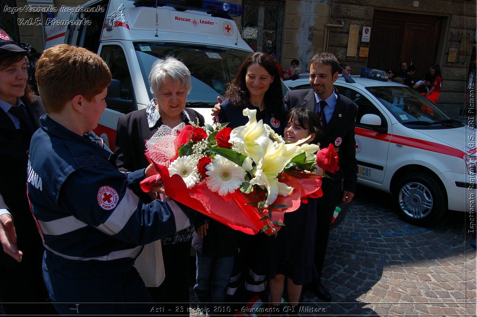 Asti - 23 maggio 2010 - Giuramento Solenne Corpo Militare della CRI  -  Croce Rossa Italiana - Ispettorato Regionale Volontari del Soccorso Piemonte