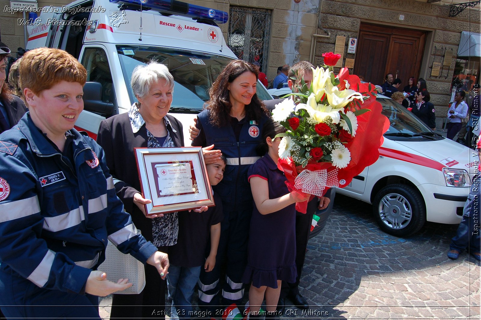 Asti - 23 maggio 2010 - Giuramento Solenne Corpo Militare della CRI  -  Croce Rossa Italiana - Ispettorato Regionale Volontari del Soccorso Piemonte