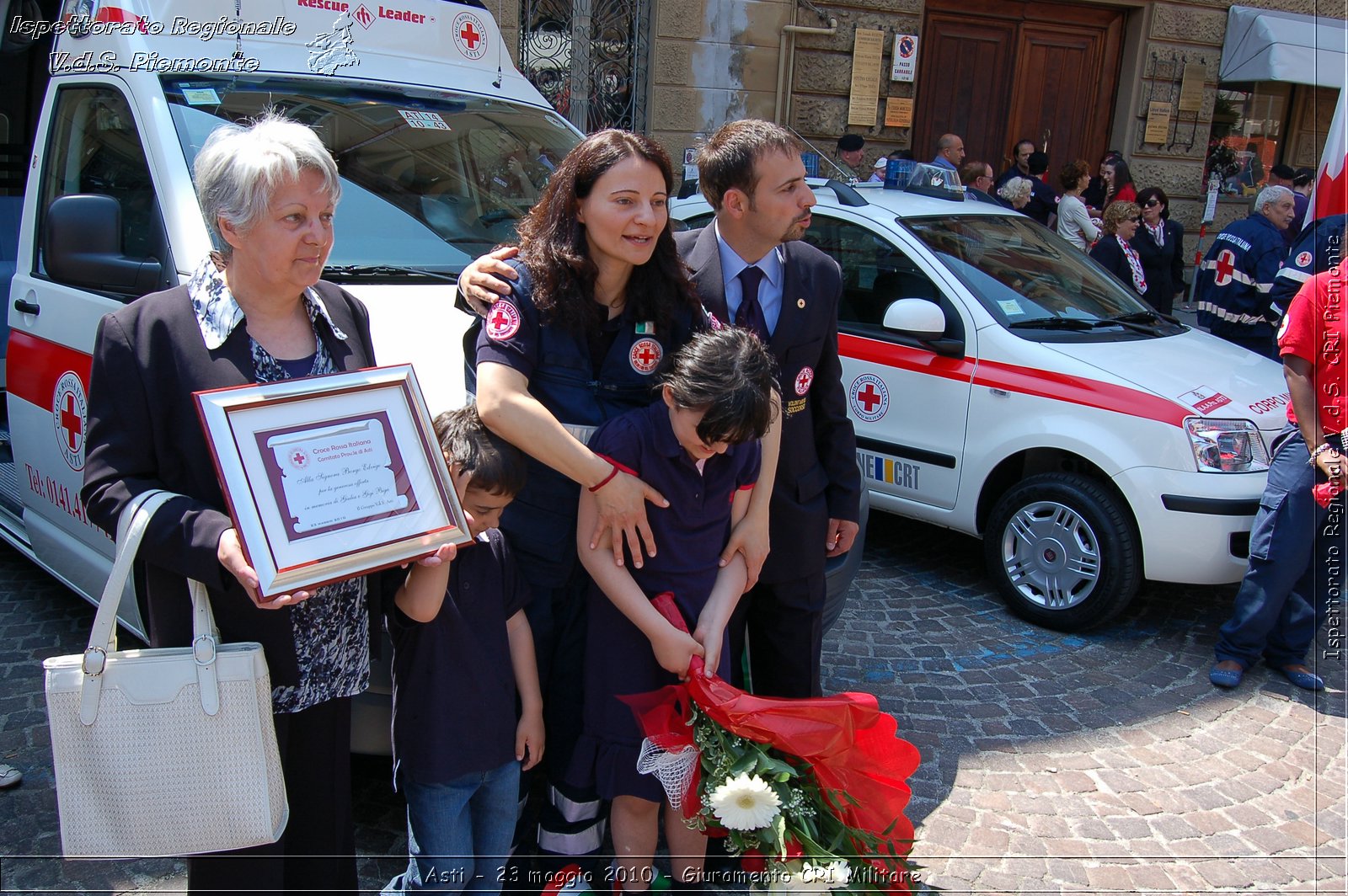 Asti - 23 maggio 2010 - Giuramento Solenne Corpo Militare della CRI  -  Croce Rossa Italiana - Ispettorato Regionale Volontari del Soccorso Piemonte