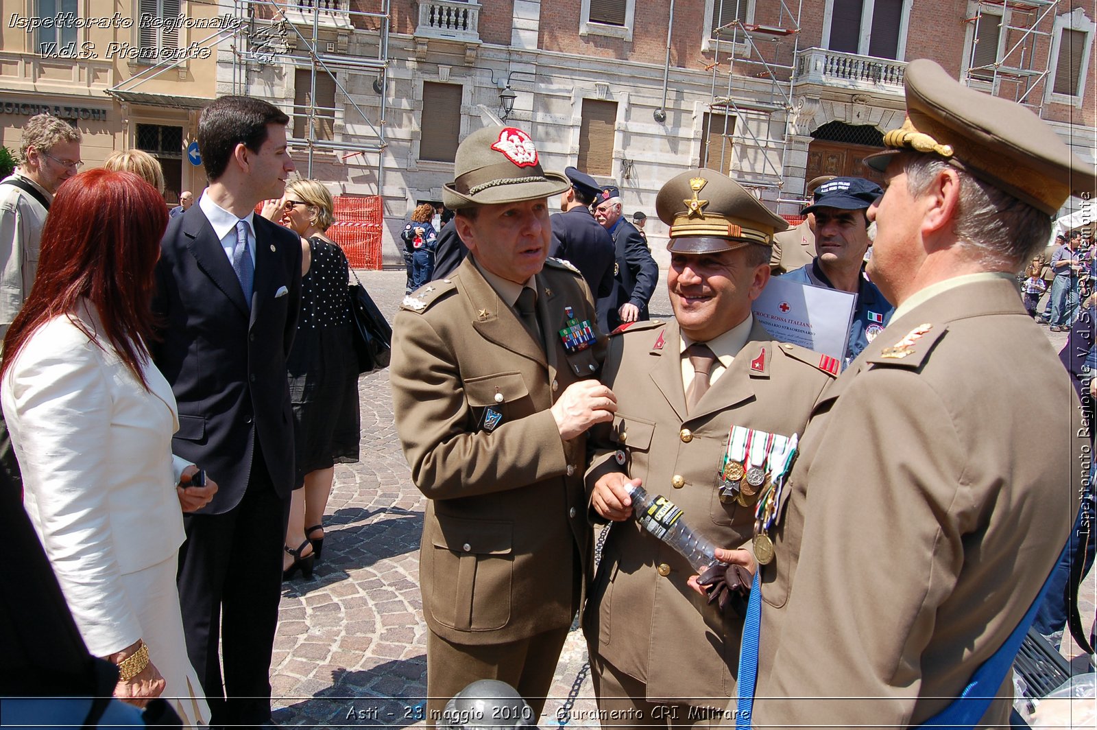 Asti - 23 maggio 2010 - Giuramento Solenne Corpo Militare della CRI  -  Croce Rossa Italiana - Ispettorato Regionale Volontari del Soccorso Piemonte