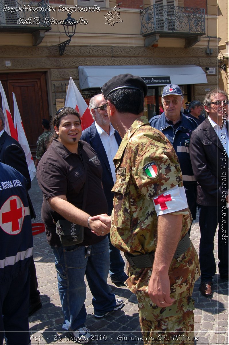 Asti - 23 maggio 2010 - Giuramento Solenne Corpo Militare della CRI  -  Croce Rossa Italiana - Ispettorato Regionale Volontari del Soccorso Piemonte