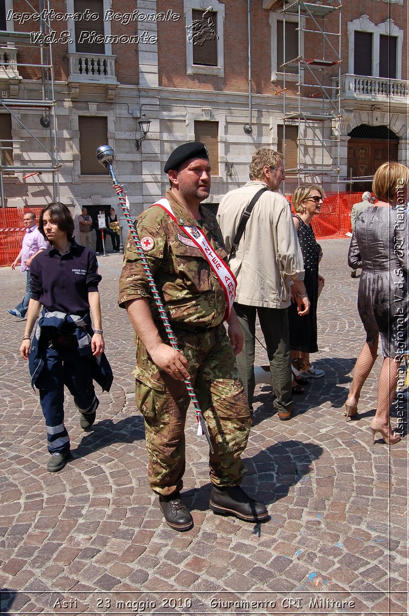 Asti - 23 maggio 2010 - Giuramento Solenne Corpo Militare della CRI  -  Croce Rossa Italiana - Ispettorato Regionale Volontari del Soccorso Piemonte