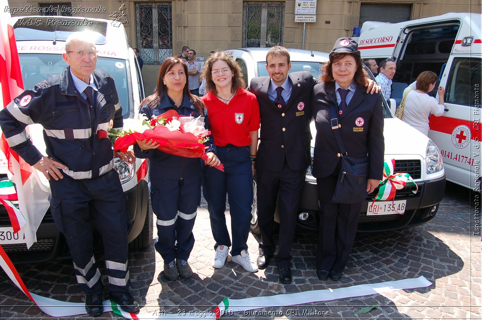 Asti - 23 maggio 2010 - Giuramento Solenne Corpo Militare della CRI  -  Croce Rossa Italiana - Ispettorato Regionale Volontari del Soccorso Piemonte