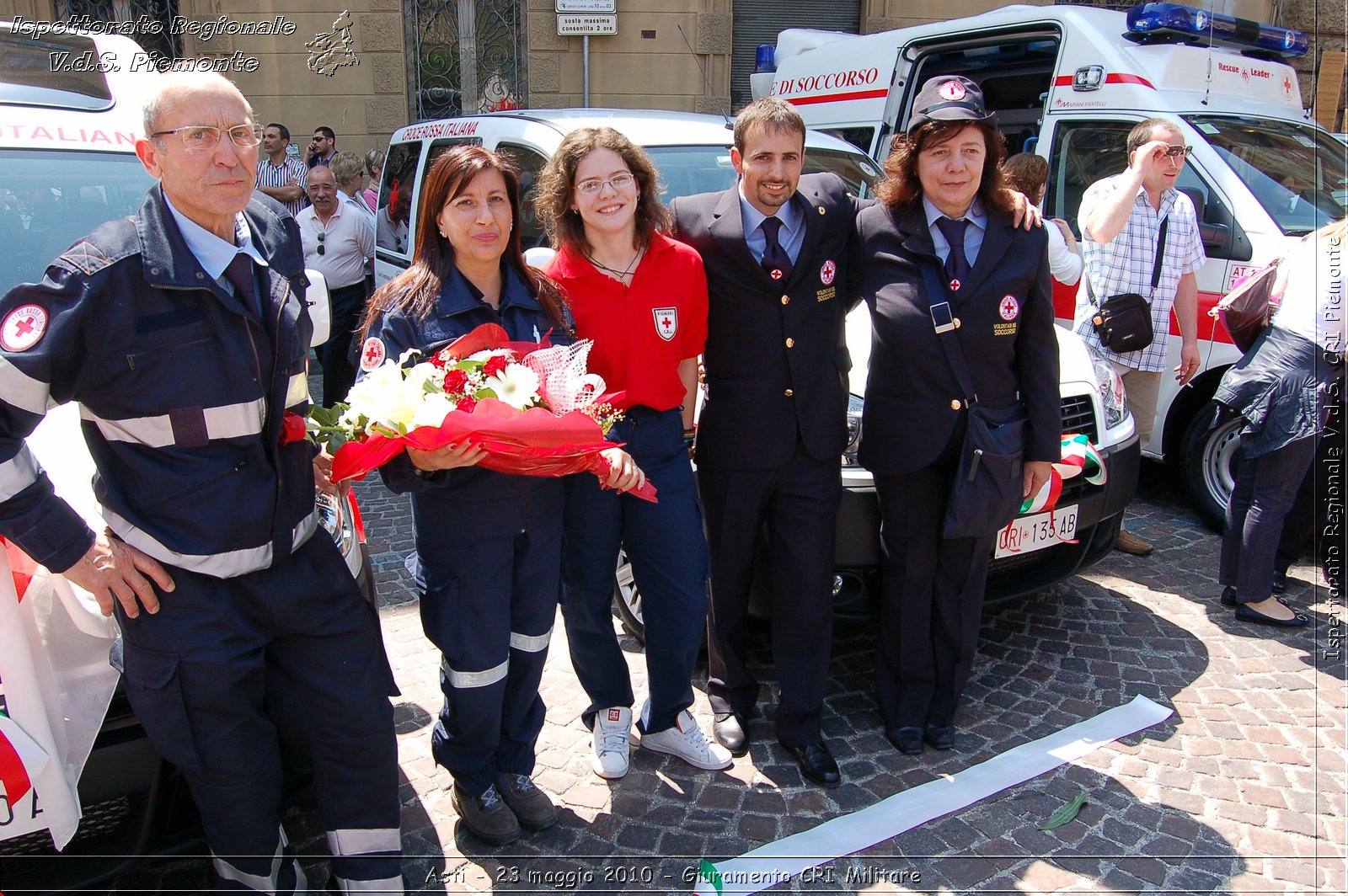 Asti - 23 maggio 2010 - Giuramento Solenne Corpo Militare della CRI  -  Croce Rossa Italiana - Ispettorato Regionale Volontari del Soccorso Piemonte