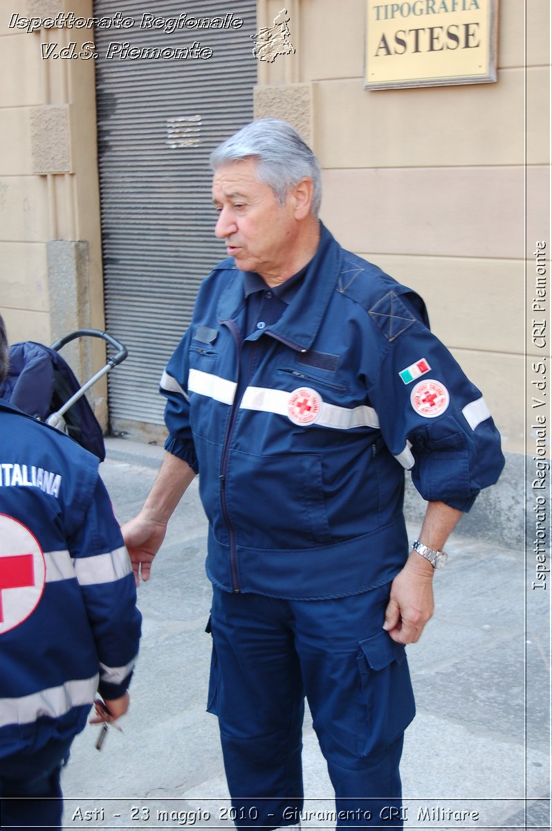 Asti - 23 maggio 2010 - Giuramento Solenne Corpo Militare della CRI  -  Croce Rossa Italiana - Ispettorato Regionale Volontari del Soccorso Piemonte