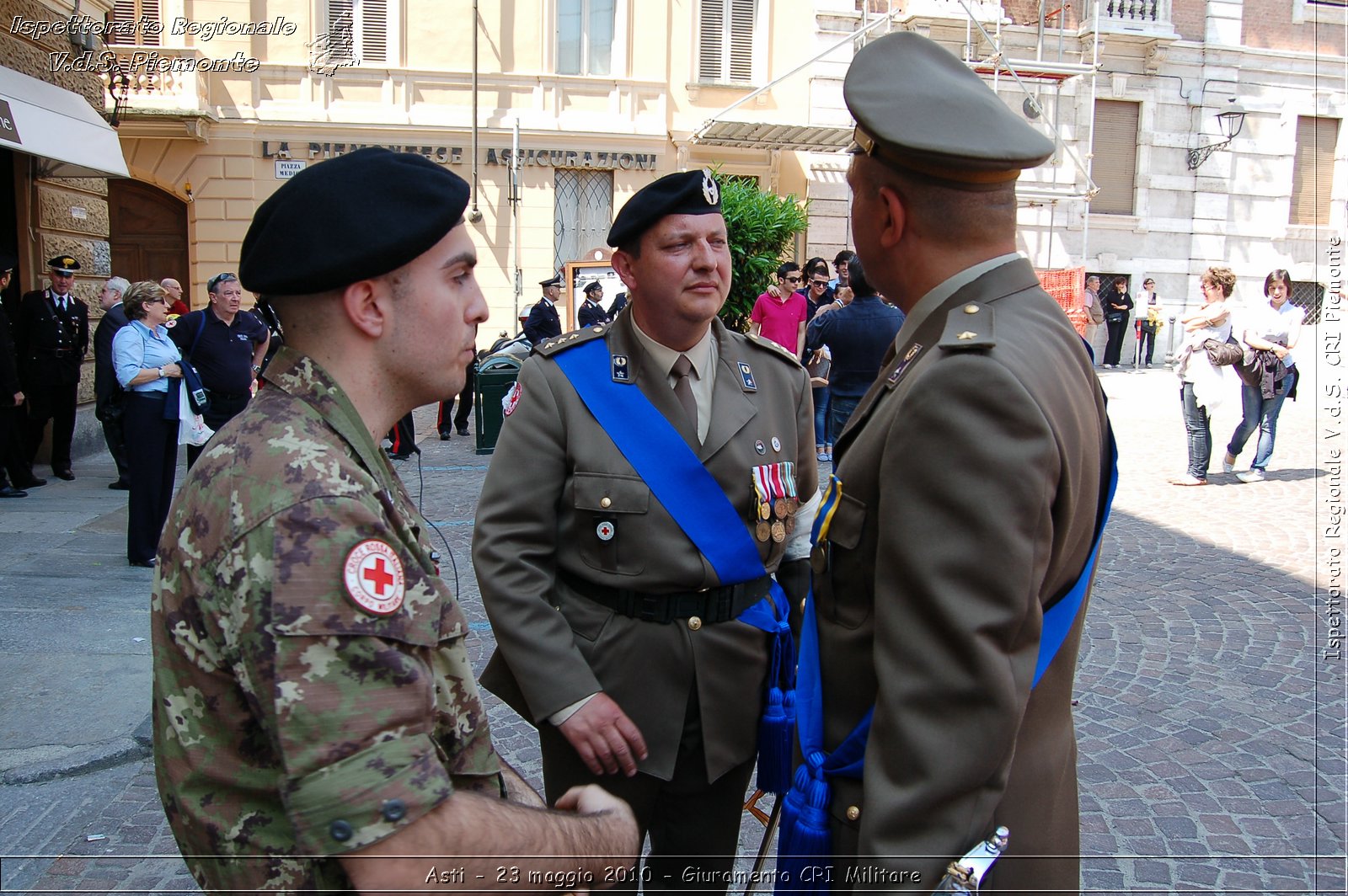 Asti - 23 maggio 2010 - Giuramento Solenne Corpo Militare della CRI  -  Croce Rossa Italiana - Ispettorato Regionale Volontari del Soccorso Piemonte