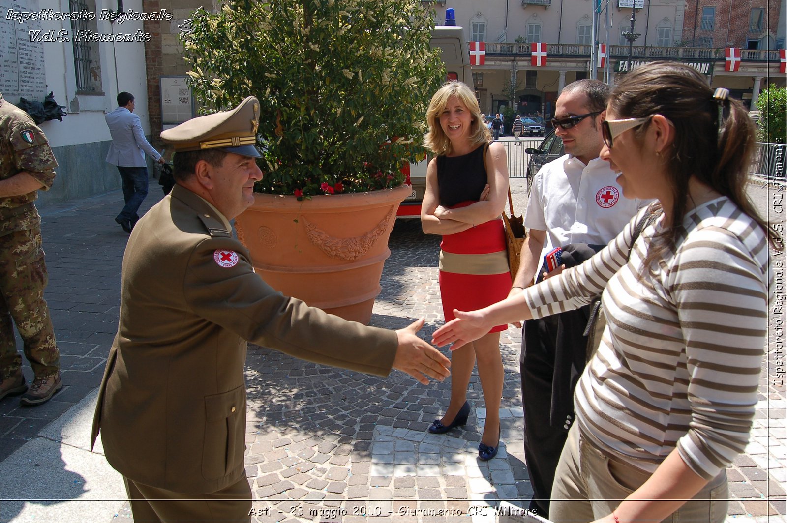 Asti - 23 maggio 2010 - Giuramento Solenne Corpo Militare della CRI  -  Croce Rossa Italiana - Ispettorato Regionale Volontari del Soccorso Piemonte