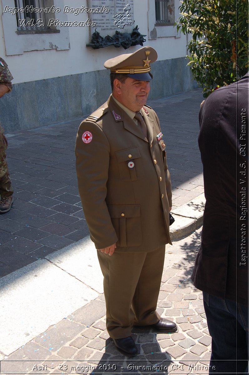 Asti - 23 maggio 2010 - Giuramento Solenne Corpo Militare della CRI  -  Croce Rossa Italiana - Ispettorato Regionale Volontari del Soccorso Piemonte