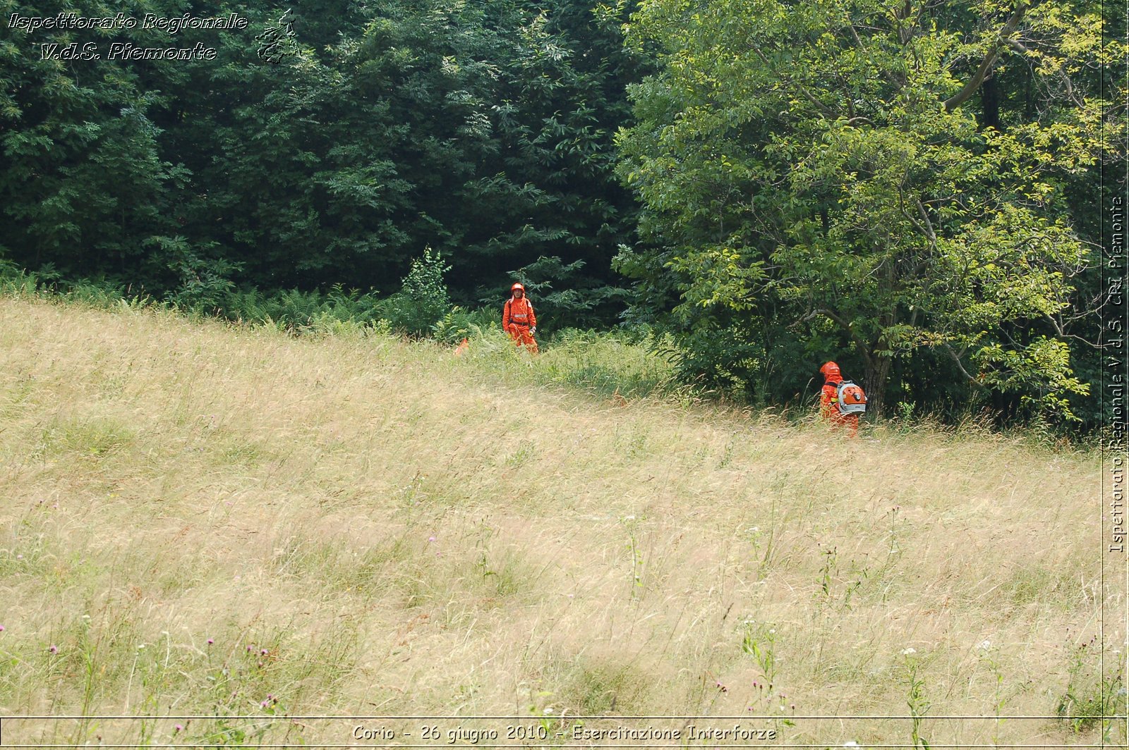 Corio - 26 giugno 2010 - Esercitazione Interforze -  Croce Rossa Italiana - Ispettorato Regionale Volontari del Soccorso Piemonte