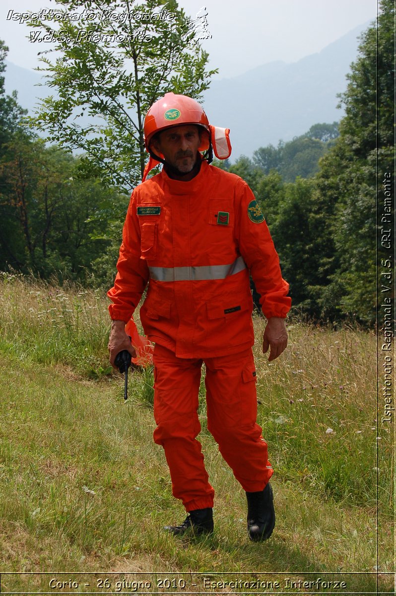 Corio - 26 giugno 2010 - Esercitazione Interforze -  Croce Rossa Italiana - Ispettorato Regionale Volontari del Soccorso Piemonte