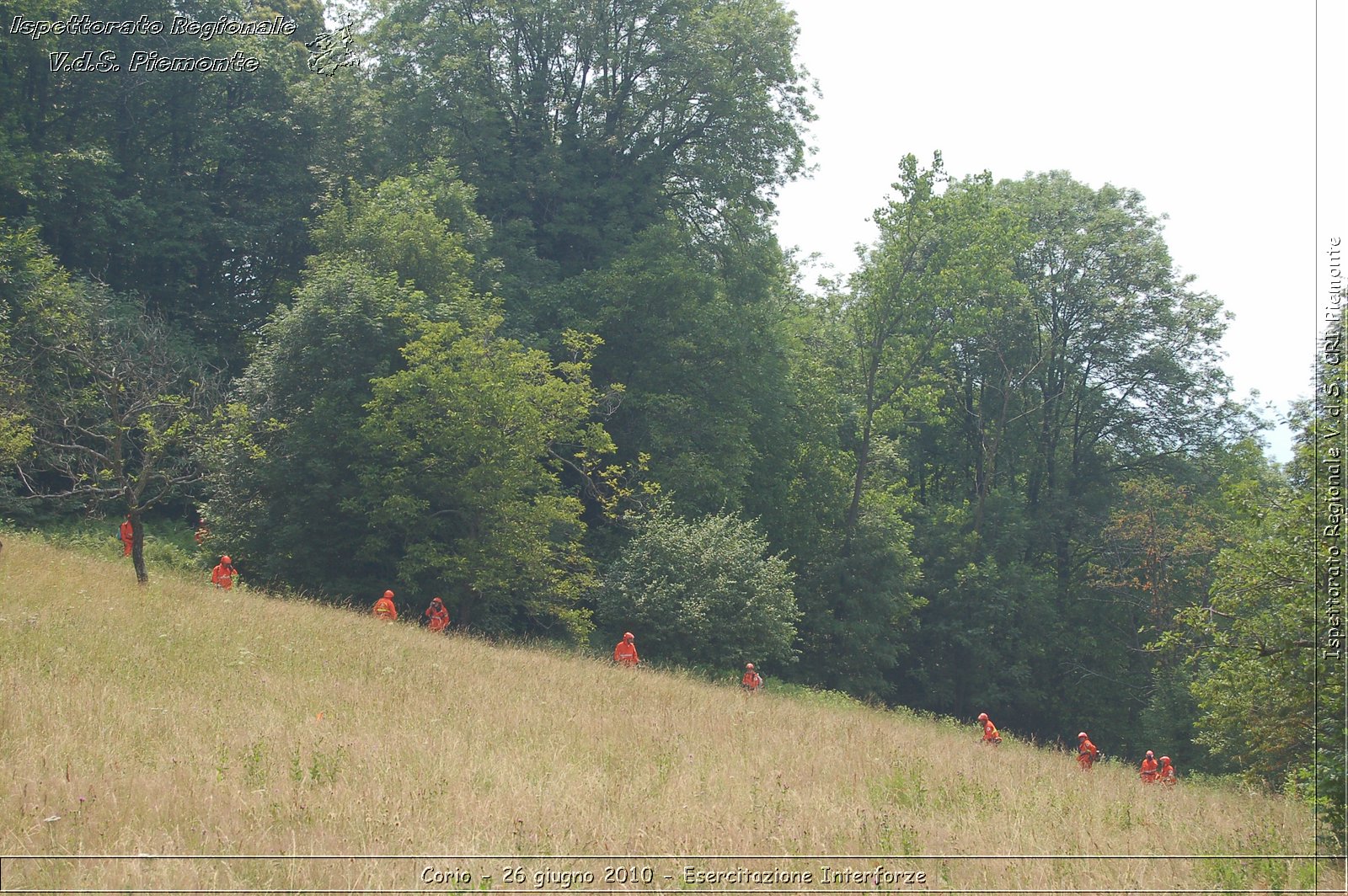 Corio - 26 giugno 2010 - Esercitazione Interforze -  Croce Rossa Italiana - Ispettorato Regionale Volontari del Soccorso Piemonte