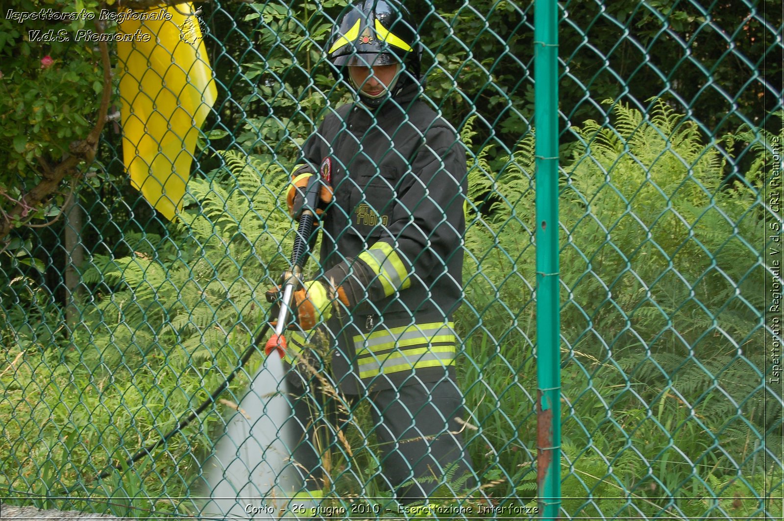 Corio - 26 giugno 2010 - Esercitazione Interforze -  Croce Rossa Italiana - Ispettorato Regionale Volontari del Soccorso Piemonte