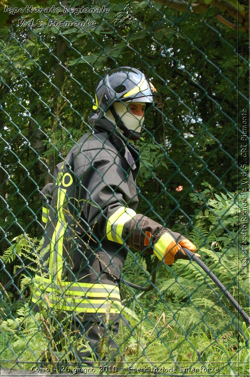 Corio - 26 giugno 2010 - Esercitazione Interforze -  Croce Rossa Italiana - Ispettorato Regionale Volontari del Soccorso Piemonte