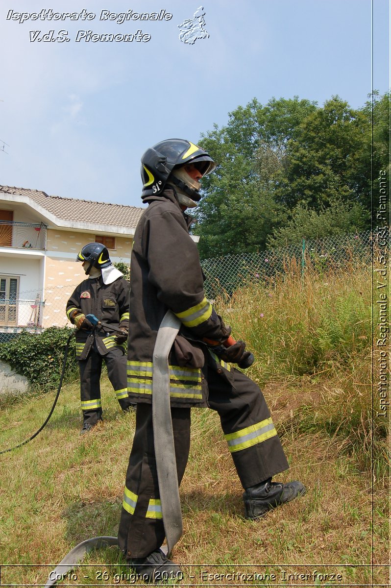 Corio - 26 giugno 2010 - Esercitazione Interforze -  Croce Rossa Italiana - Ispettorato Regionale Volontari del Soccorso Piemonte