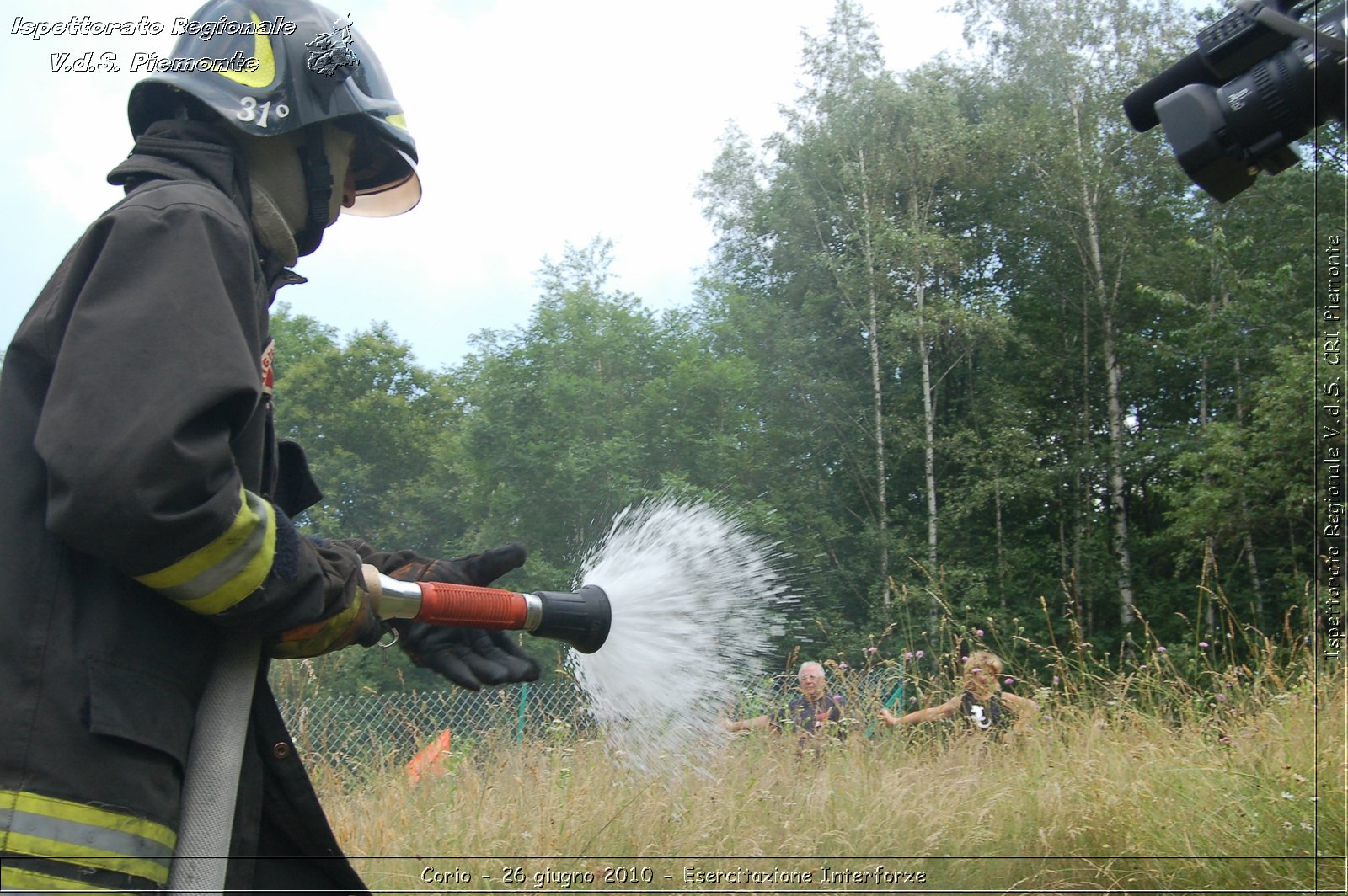 Corio - 26 giugno 2010 - Esercitazione Interforze -  Croce Rossa Italiana - Ispettorato Regionale Volontari del Soccorso Piemonte