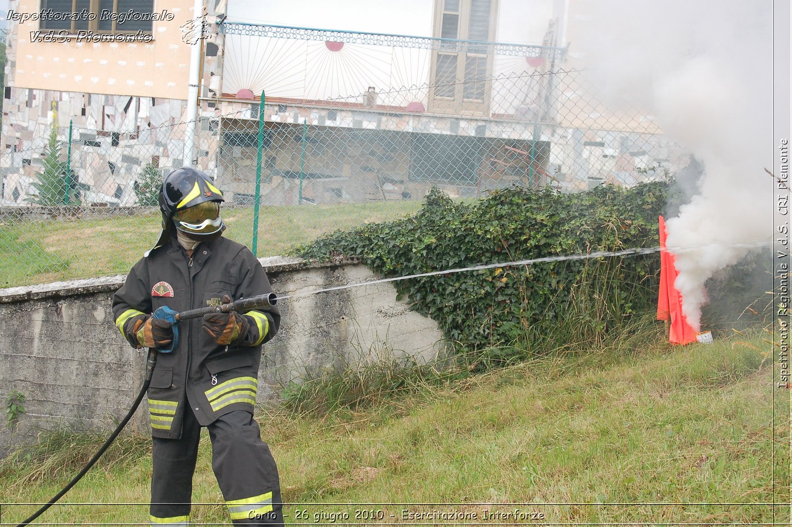 Corio - 26 giugno 2010 - Esercitazione Interforze -  Croce Rossa Italiana - Ispettorato Regionale Volontari del Soccorso Piemonte