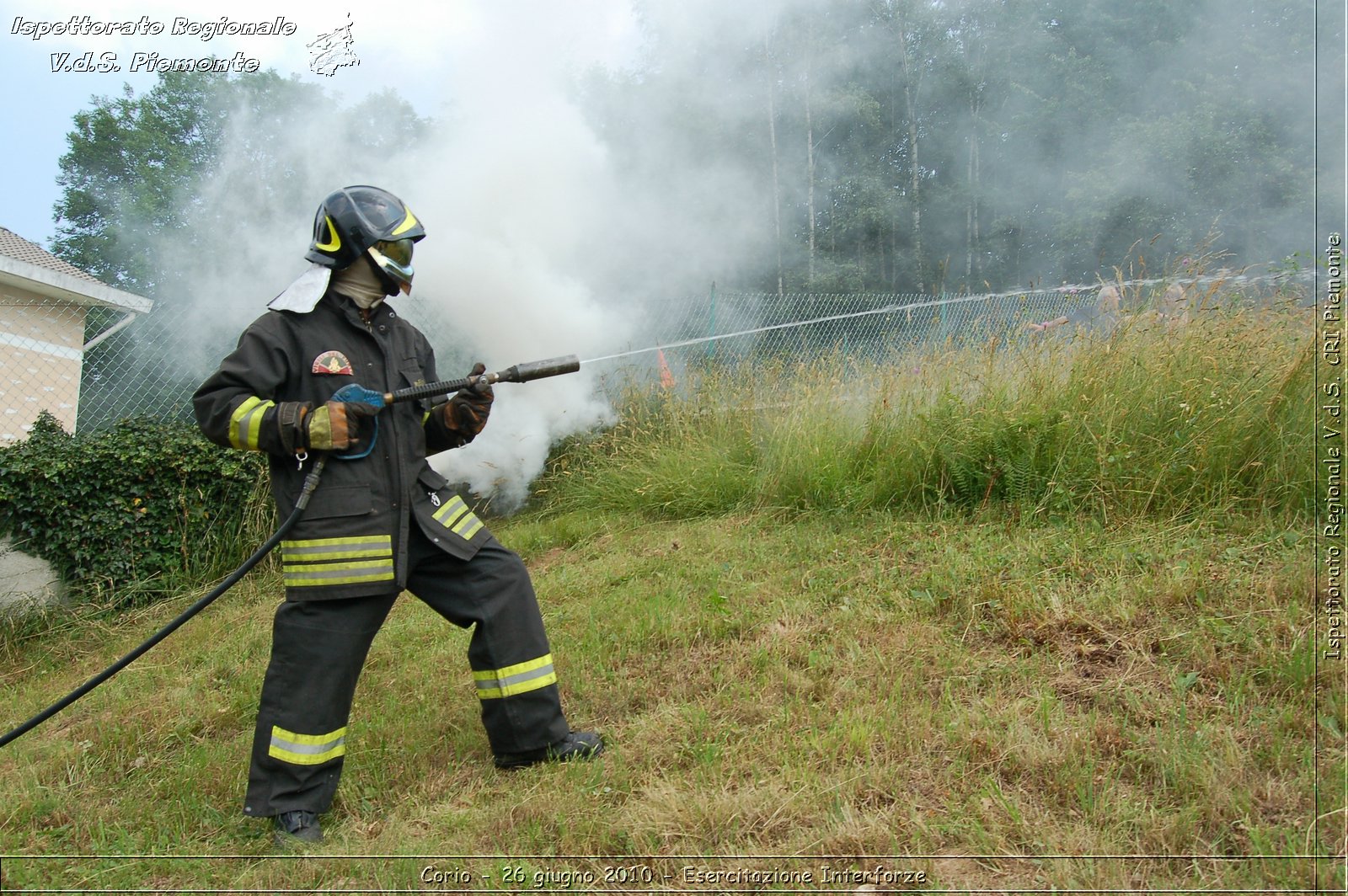 Corio - 26 giugno 2010 - Esercitazione Interforze -  Croce Rossa Italiana - Ispettorato Regionale Volontari del Soccorso Piemonte