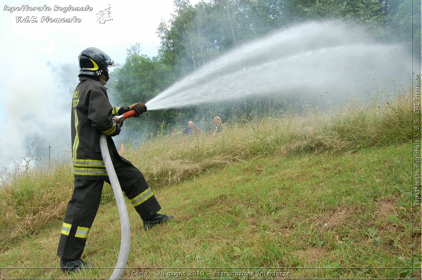 Corio - 26 giugno 2010 - Esercitazione Interforze -  Croce Rossa Italiana - Ispettorato Regionale Volontari del Soccorso Piemonte