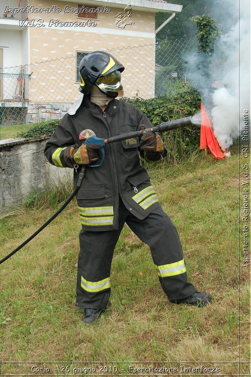 Corio - 26 giugno 2010 - Esercitazione Interforze -  Croce Rossa Italiana - Ispettorato Regionale Volontari del Soccorso Piemonte