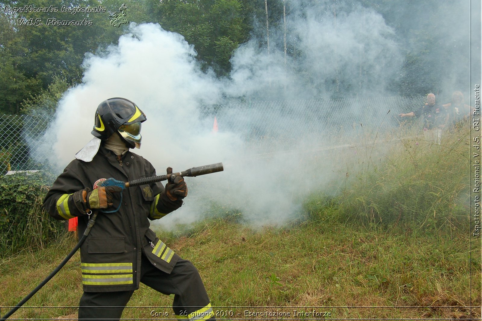 Corio - 26 giugno 2010 - Esercitazione Interforze -  Croce Rossa Italiana - Ispettorato Regionale Volontari del Soccorso Piemonte