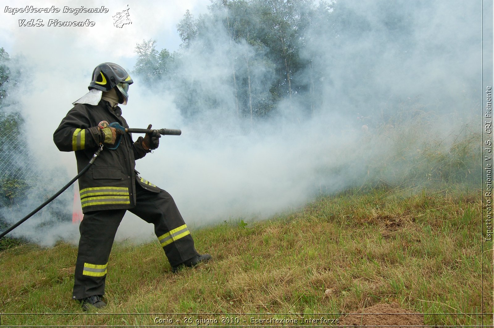 Corio - 26 giugno 2010 - Esercitazione Interforze -  Croce Rossa Italiana - Ispettorato Regionale Volontari del Soccorso Piemonte