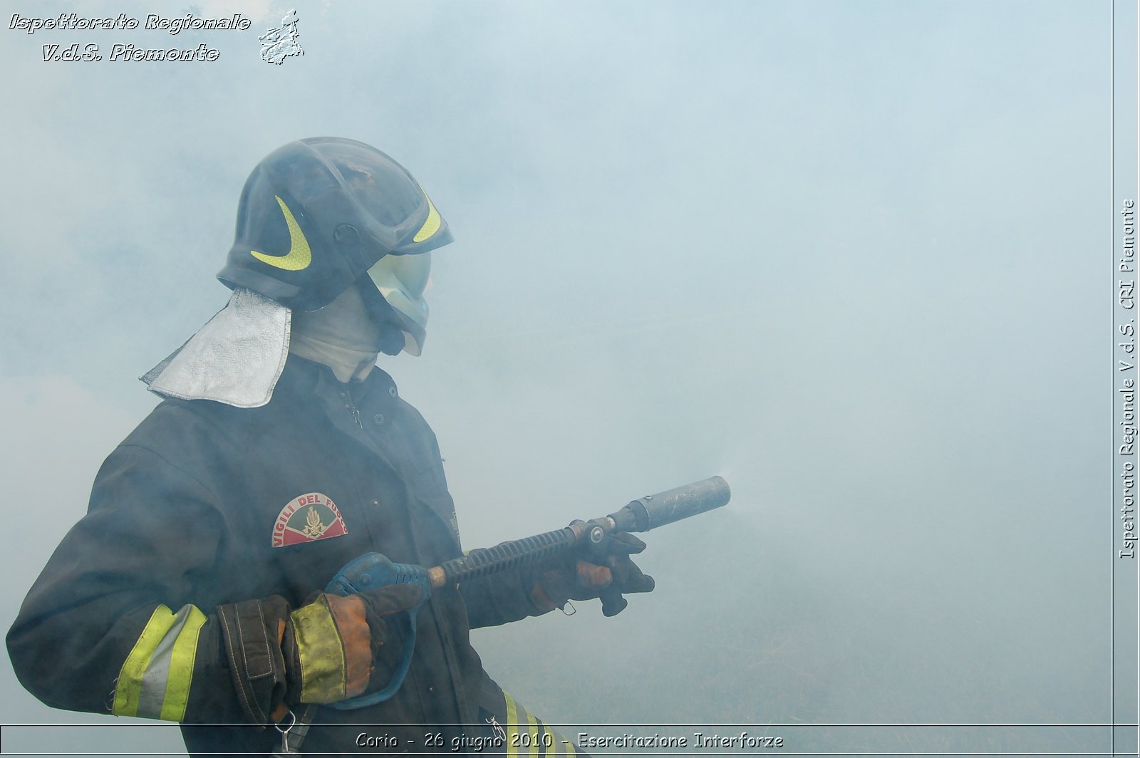 Corio - 26 giugno 2010 - Esercitazione Interforze -  Croce Rossa Italiana - Ispettorato Regionale Volontari del Soccorso Piemonte