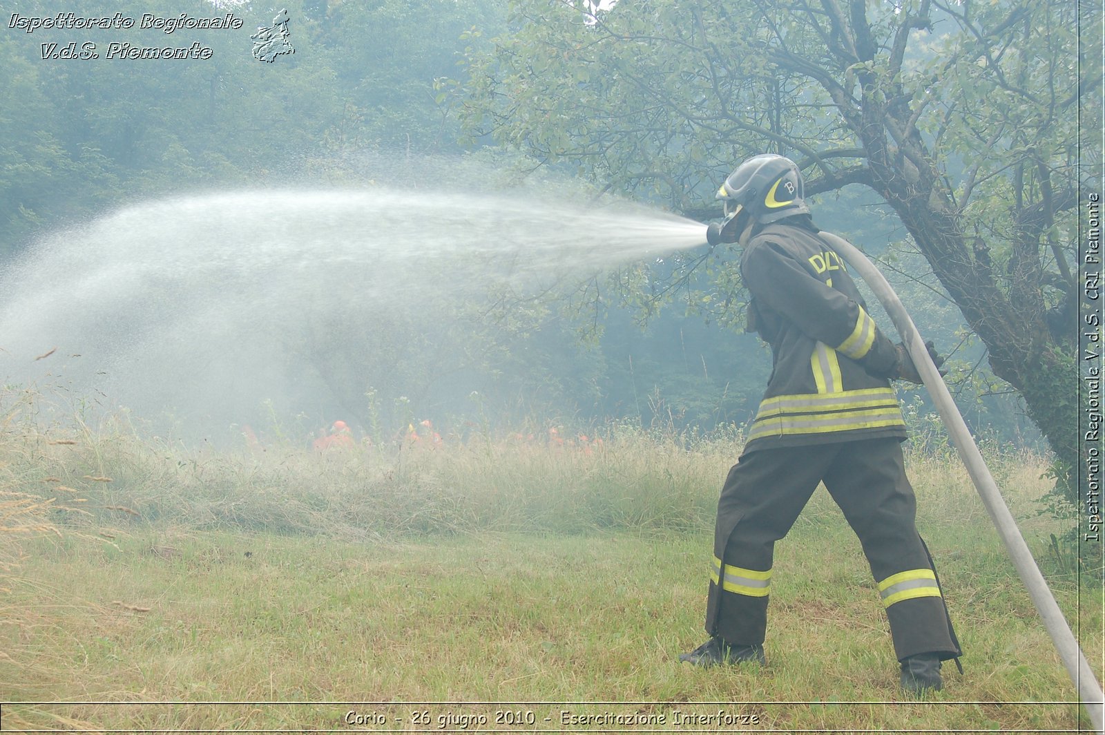 Corio - 26 giugno 2010 - Esercitazione Interforze -  Croce Rossa Italiana - Ispettorato Regionale Volontari del Soccorso Piemonte