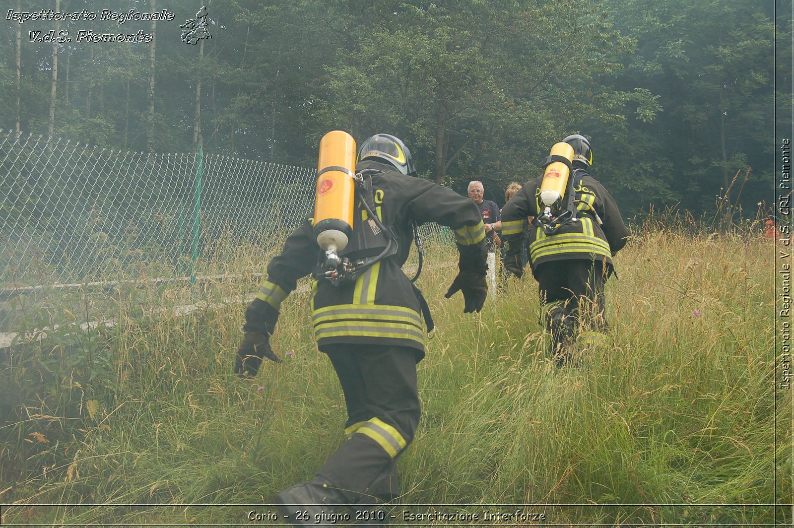 Corio - 26 giugno 2010 - Esercitazione Interforze -  Croce Rossa Italiana - Ispettorato Regionale Volontari del Soccorso Piemonte