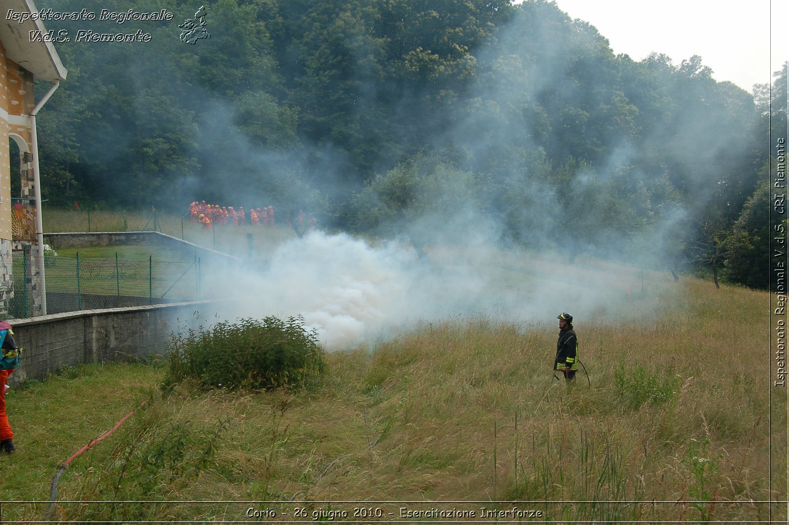 Corio - 26 giugno 2010 - Esercitazione Interforze -  Croce Rossa Italiana - Ispettorato Regionale Volontari del Soccorso Piemonte