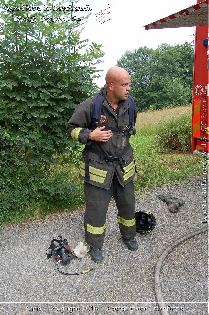 Corio - 26 giugno 2010 - Esercitazione Interforze -  Croce Rossa Italiana - Ispettorato Regionale Volontari del Soccorso Piemonte