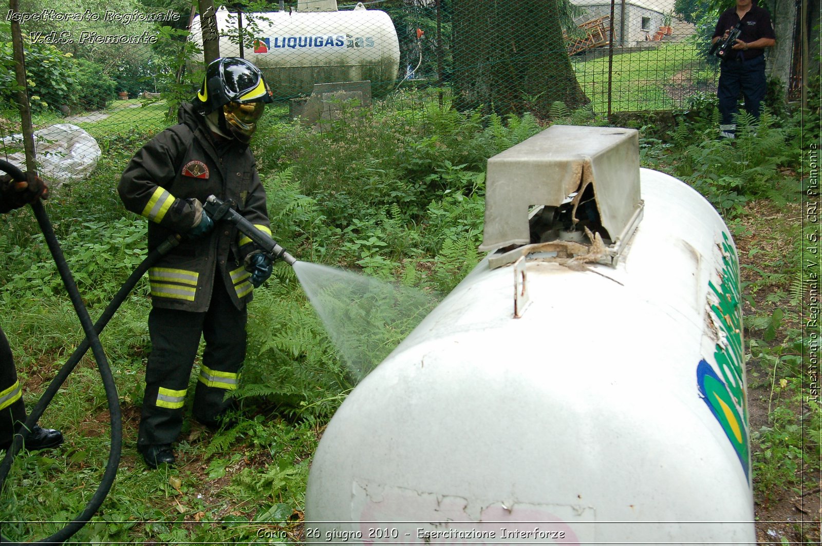 Corio - 26 giugno 2010 - Esercitazione Interforze -  Croce Rossa Italiana - Ispettorato Regionale Volontari del Soccorso Piemonte