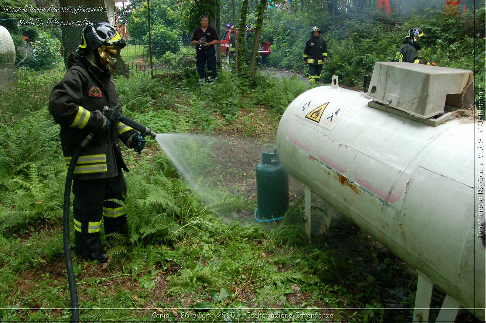 Corio - 26 giugno 2010 - Esercitazione Interforze -  Croce Rossa Italiana - Ispettorato Regionale Volontari del Soccorso Piemonte