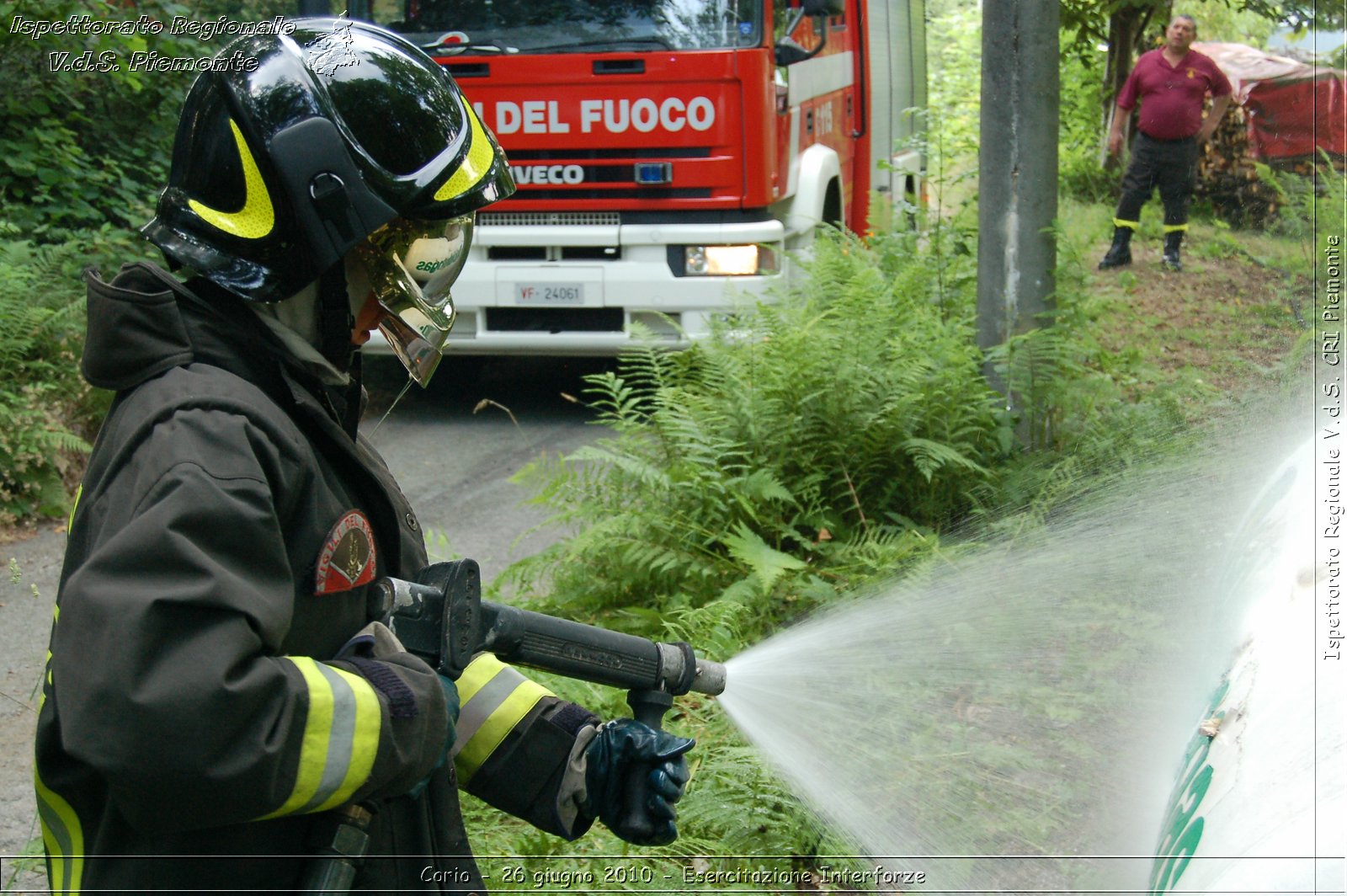 Corio - 26 giugno 2010 - Esercitazione Interforze -  Croce Rossa Italiana - Ispettorato Regionale Volontari del Soccorso Piemonte