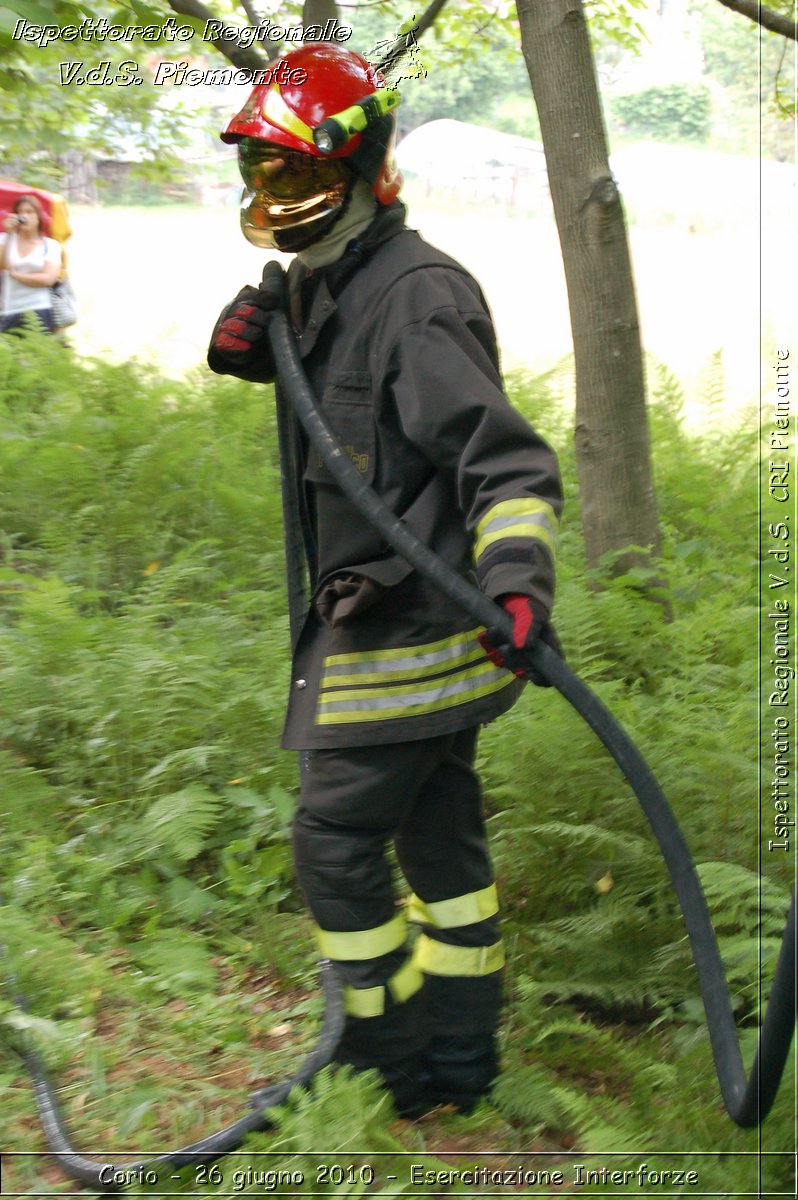 Corio - 26 giugno 2010 - Esercitazione Interforze -  Croce Rossa Italiana - Ispettorato Regionale Volontari del Soccorso Piemonte