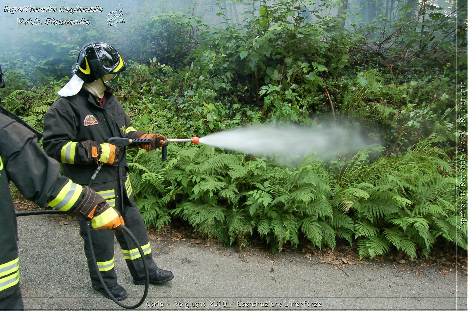 Corio - 26 giugno 2010 - Esercitazione Interforze -  Croce Rossa Italiana - Ispettorato Regionale Volontari del Soccorso Piemonte