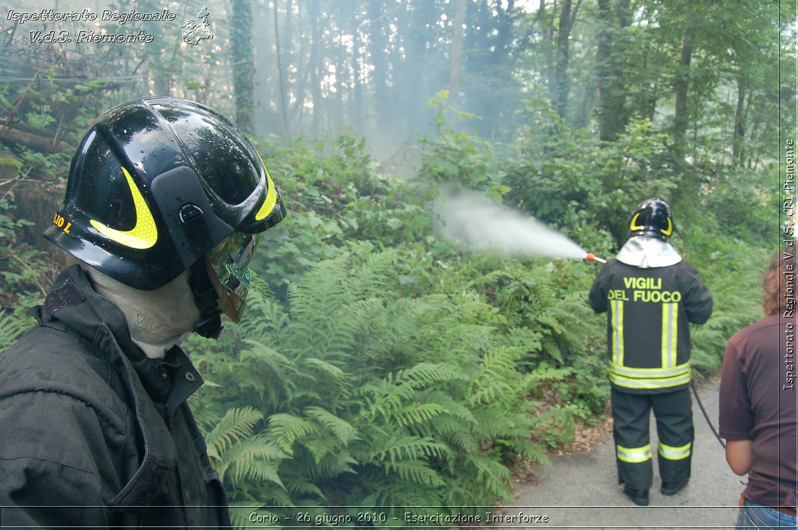 Corio - 26 giugno 2010 - Esercitazione Interforze -  Croce Rossa Italiana - Ispettorato Regionale Volontari del Soccorso Piemonte