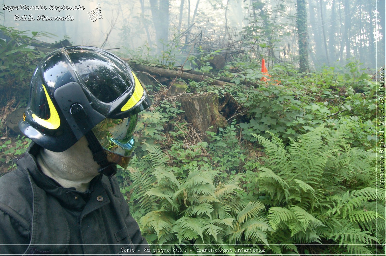 Corio - 26 giugno 2010 - Esercitazione Interforze -  Croce Rossa Italiana - Ispettorato Regionale Volontari del Soccorso Piemonte