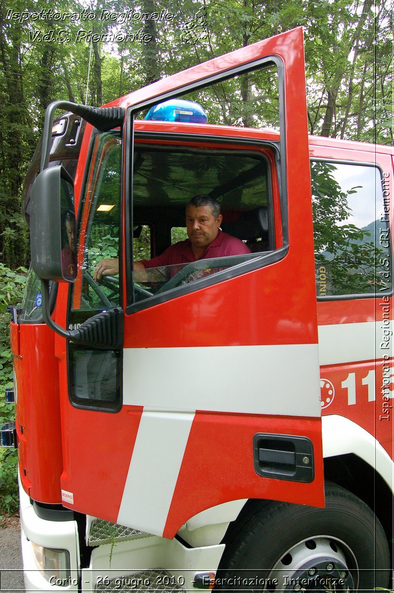 Corio - 26 giugno 2010 - Esercitazione Interforze -  Croce Rossa Italiana - Ispettorato Regionale Volontari del Soccorso Piemonte