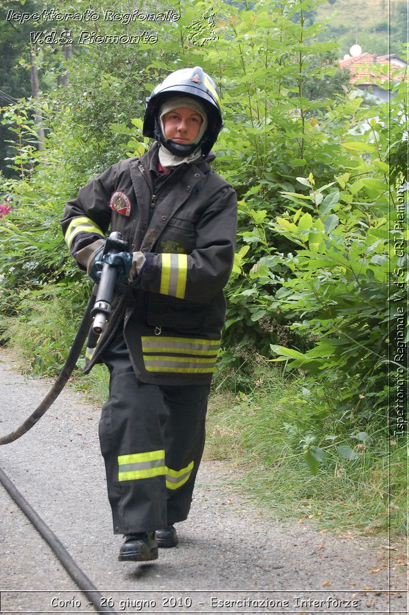 Corio - 26 giugno 2010 - Esercitazione Interforze -  Croce Rossa Italiana - Ispettorato Regionale Volontari del Soccorso Piemonte