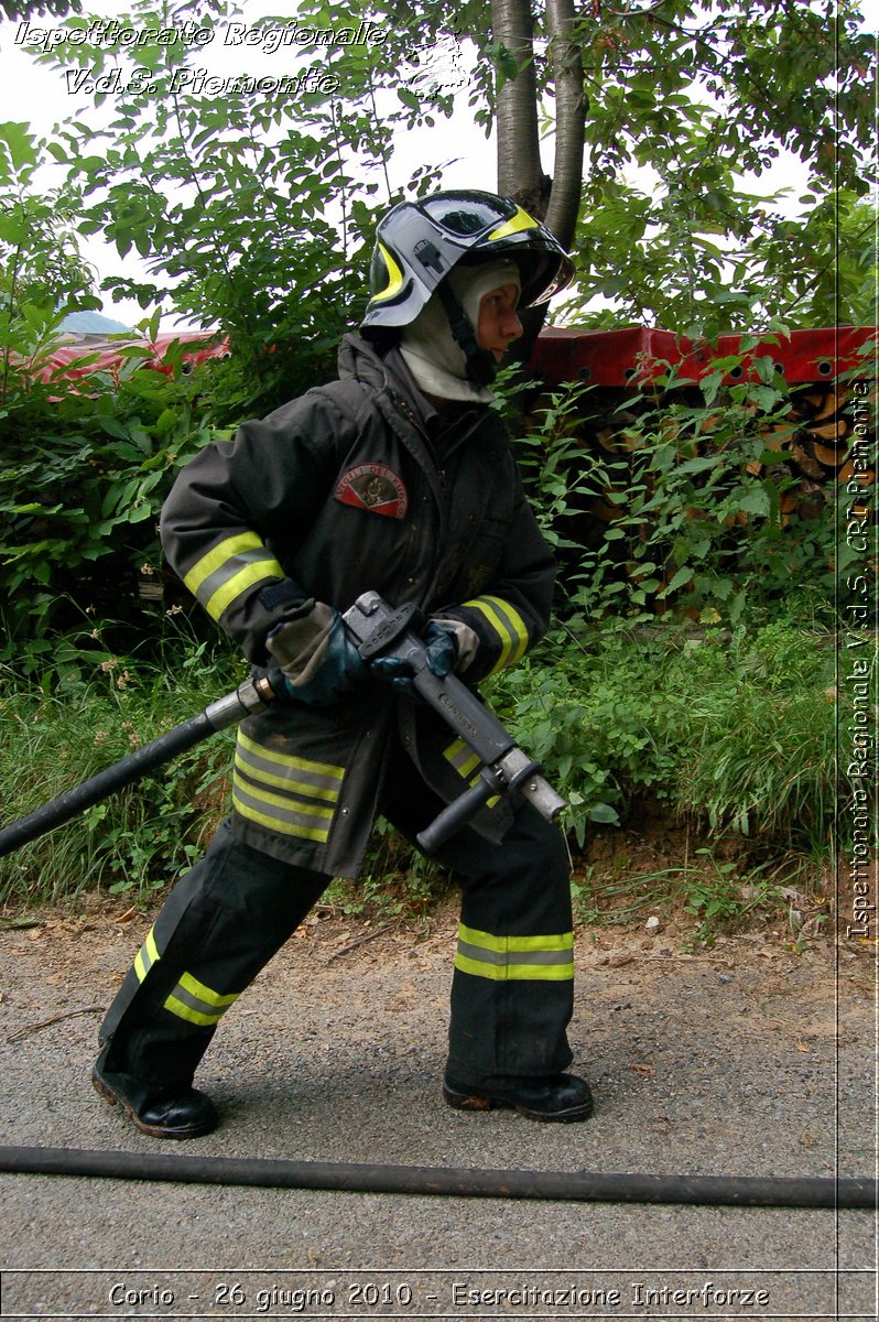 Corio - 26 giugno 2010 - Esercitazione Interforze -  Croce Rossa Italiana - Ispettorato Regionale Volontari del Soccorso Piemonte