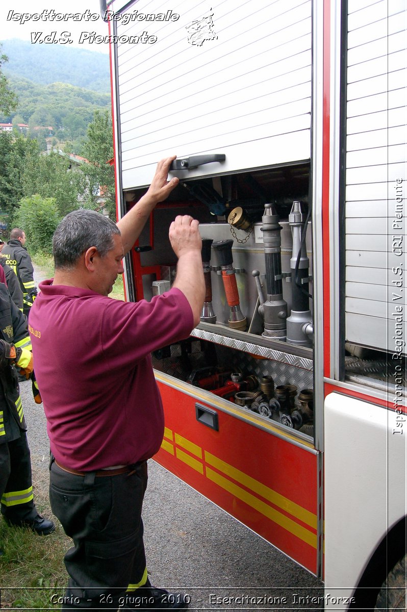 Corio - 26 giugno 2010 - Esercitazione Interforze -  Croce Rossa Italiana - Ispettorato Regionale Volontari del Soccorso Piemonte